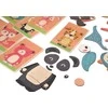 EXTRALINK TOYS KSIĄŻKA UKŁADANKA MAGNETYCZNA Dėlionė 68 EL. ZWIERZĄTKA