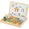 EXTRALINK TOYS TABLICA KREDOWO-MAGNETYCZNA EDUKACYJNA DWUSTRONNA
