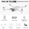 FIMI X8 Tele Max Standard | Dronas | 4K 60 kadrų per sekundę, 2,4 GHz, 5 GHz, GPS, veikimo nuotolis iki 20 km