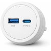 GONEO POWER TRACK ADAPTER USB + USB-C Baltas