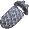 Infant Sleeping Bag for Stroller, Car Seat, and Sled Extralink with Ears, Faux Fur Insulated 100cm Camo