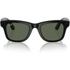 Išmanieji akiniai RayBan Meta Wayfarer, juodi rėmeliai ir žali lęšiai