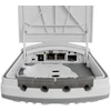 Mikrotik FTC21-ups | Mediakonwerter | 2x GE, 1x SFP, IP67, PoE 802.3af/at