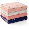 MOMCOZY SJ003 pieluszki muślinowe do otulania, 4 vnt., 47 x 47 cali