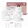 MOMCOZY S12 PRO+ WEARABLE BREAST PUMP Baltas DOUBLE PACK