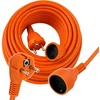 Powerlink by Extralink, Mains extension lead, 50m, Oranžinis, No earthing, 2 x 1,5mm2