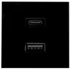 Shelly Wall Ekranas stand priedas USB, juodas