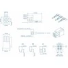 TELTONIKA 4-PIN PLUG WITH CONTACT TERMINALS