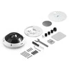UBIQUITI UVC-G6-Pro-360-B Visoms oro sąlygoms, vandalams atspari 12MP PoE kamera su panoraminiu 360 laipsnių vaizdu, skaitmeniniu pasukimo, pakreipimo, priartinimo ir išmaniuoju IR ryšiu.