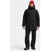 Didriksons vyriška žieminė parka AKILLES USX PARKA 3 - Juodas (Išankstinis užsakymas)
