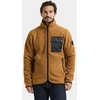 Didriksons vyriškas pūkuoto flisio džemperis PETER USX FULL-ZIP 3 - Spice Brown (Išankstinis užsakymas)