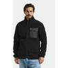 Didriksons vyriškas pūkuoto flisio džemperis PETER USX FULL-ZIP 3 - Juodas (Išankstinis užsakymas)