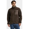 Didriksons vyriškas pūkuoto flisio džemperis PETER USX FULL-ZIP 3 - Dark Mocha (Išankstinis užsakymas)