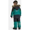 Didriksons žieminė striukė su augimo funkcija - BJÄRVEN KIDS PARKA 2 Petrol Žalias (yra vietoje)