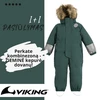 Viking žieminis kombinezonas Play Winter Playsuit - Dark Žalias
