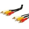 84421 RCA JUNGIAMASIS LAIDAS 3xRCA M/M 1.5m, Ednet