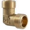 Tdm_Brass Alkūnė 212L, TDM Brass, 1", 90°, išoriniai sriegiai