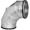 Alkūnė ALNOR BSL-90-250, su tarpine, 90°