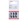 Bosch Suktuvo antgaliai PH1/2/3 3 vnt./ Impact, L=25mm