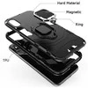 Dėklas Ring Case CASE ARMOR RING MAGNETIC IPHONE 12 PRO MAX Juodas