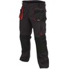Kelnės Yato YT-80151; XXL; juodos/raudonos
