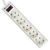 DEFENDER Surge protector for 5 sockets, cable 3.0m. with grounded connection and safety switch, Schuko - C13, ES3, 99482