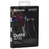 DEFENDER belaidės stereo į ausis įkišamos ausinės OutFit B710 juodas+baltas, Bluetooth, 63710 MPH-OutFitB710