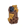 3Dcase DĖKLAS CASE 3D COOKIE BEAR IPHONE 13 PRO