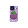 3Dcase DĖKLAS CASE 3D EGGPLANT WITH HOLDER IPHONE 13 PRO