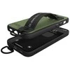 Dėklas DIESEL HANDSTRAP CASE UTILITY TWILL IPHONE 12 MINI Juodas/Žalias