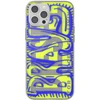 Dėklas Mėlyna DIESEL SNAP CASE CLEAR AOP FW20 IPHONE 12 PRO MAX Mėlynas/NEON LIME