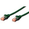 DIGITUS SFTP LAN kabelis, patch 6 cat, 0,25m, žalias, 2xRJ45, DK-1644-0025/G
