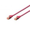 DIGITUS SFTP LAN cable, patch 6 cat, 3.0m, magenta, 2xRJ45, DK-1644-030/MG