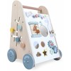 Multistore ECOTOYS medinis vežimėlis kūdikiui