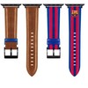 Ocpc FC Barcelona Apple Watch Band Real Leather 49" OCFCBAWBBG49 BG
