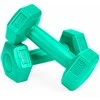 Fitneso hantelių rinkinys ModernHOME, žalias, 2 x 0.5kg
