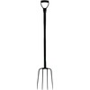 Bgs Technic FLO WIDŁY GOSPODARCZE 4 ZĘBY, TRZON METALOWY 35813
