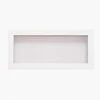 Grotelės židiniui HEARTH, baltos, 170 x 370 mm