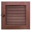 Grotelės židiniui HEARTH, vario spalvos, 170 x 170 mm