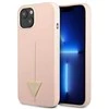 Dėklas GUESS GUHCP13SSLTGP IPHONE 13 MINI 5.4 "Rožinis/Rožinis HARDCASE SILICONE TRIANGLE