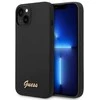 Dėklas GUESS GUHCP14MSLSMK IPHONE 14 PLUS / 15 PLUS 6.7 "Juodas / Juodas HARD CASE SILICONE VINTAGE GOLD LOGO
