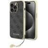 Dėklas Guess GUHCP15LGF4GGR iPhone 15 Pro 6.1" pilka/pilkas hardcase 4G Charms Collection