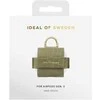 „Ideal of Sweden Flo AirPods“ krepšys, 3 kartos, „Sage Croco“ ausinių dėklas