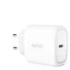 Įkroviklis Epico 20W PD USB-C, USB-C, balta