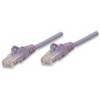Intracom INTELLINET tinklo kabelis Cat5e U/UTP 1,0m 3ft. Raudona RJ-45 Vyriški / RJ-45 Vyriški Paauksuoti kontaktai.