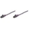 INTELLINET Network Cable, Cat6, UTP RJ-45 Male / RJ-45 Male, 1.0 m, Violetinė, 393126