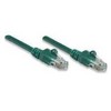 INTELLINET UTP LAN cable, patch, 0.5m, žalias, 2xRJ45, 329477, 325912, 318167