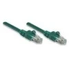 INTELLINET UTP LAN cable, patch, 0.5m, žalias, 2xRJ45, 329477, 325912, 318167