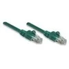 INTELLINET UTP LAN cable, patch, 0.5m, žalias, 2xRJ45, 329477, 325912, 318167