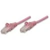 INTELLINET UTP LAN cable, patch, 2.0m, pink, 2xRJ45, 453080